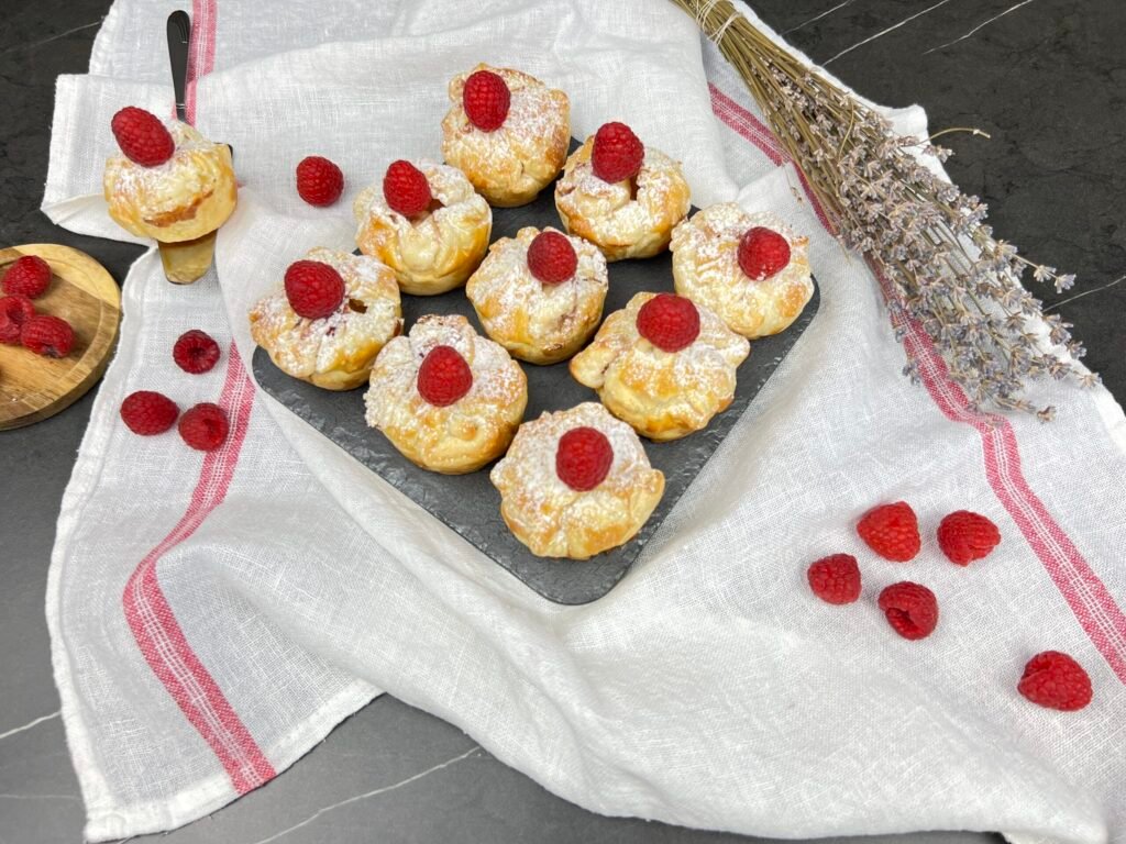 Raspberry Danish Cups - Asian Cooking 101
