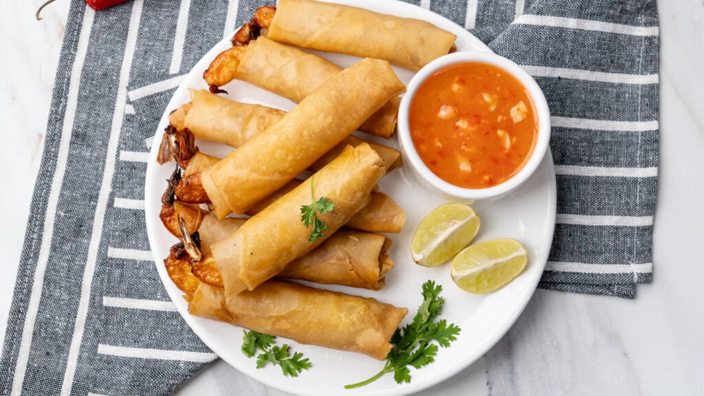 Firecracker Shrimp Rolls